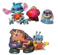 7 Disney Stitch Figures 4 Stitch &amp; 1 Jumba - £9.40 GBP