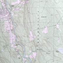 Map Brownville Junction Maine USGS 1988 Topographic Geo 1:24000 27x22&quot; TOPO12 - £35.82 GBP