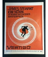 1958 VERTIG0 REAL Movie Poster Advertisement NRMT-MINT Condition! Rare Ad Origin - $247.77
