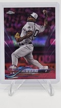 2018 Topps Chrome Update Pink Refractor Luis Severino #HMT84 New York Ya... - $3.46
