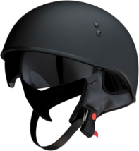 Z1R Adult Street Vagrant 1/2 Helmet XL Flat Black - £63.90 GBP