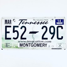 2014 United States Tennessee Montgomery County Passenger License Plate E... - $225.96 MXN