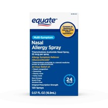 Equate Nasal Allergy Spray, .57 fl oz - Nasal Congestion, Runny Nose, Sn... - £20.56 GBP