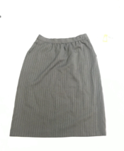 Sears Women&#39;s A Line Stripe Skirt Elastic Waist - Size 16 - $237.75 MXN