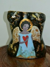 Mannequin Vase &quot;Angel&quot;, Unique Artwork Hand Made One of a Kind Signed - £76.35 GBP