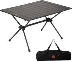 Naturehike Ft11 Height Adjustable Camping Table, Ultralight Aluminum Roll Up - £53.80 GBP