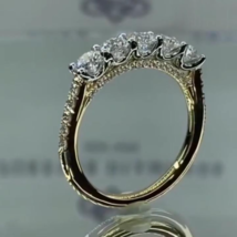 2.50Ct Round Moissanite Five Stone Engagement Ring 10K White Gold-
show origi... - £298.93 GBP