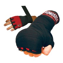 New Ringside Gel Boxing MMA Quick Handwraps Hand Wrap Wraps - Red/Black ... - £15.46 GBP