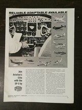 Vintage 1961 Sperry SP-3 Automatic Pilot Full Page Original Ad - £5.30 GBP