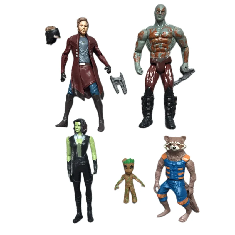 Disney 7-17cm 5Pcs/Lot Guardians of the Galaxy PVC Action Figure Collectible - £19.38 GBP