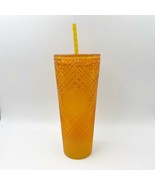 Starbucks 2022 Summer Orange Mango Ombre Jeweled Studded Tumbler 24oz Ve... - £35.20 GBP