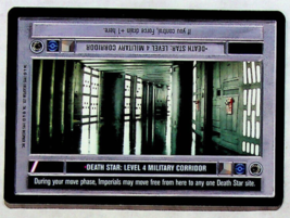 Death Star: Military Corridor CCG Card - Star Wars Premier Set - Decipher - 1995 - £1.15 GBP