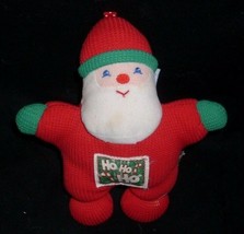 7" Vintage Eden Santa Claus Christmas Thermal Rattle Stuffed Animal Plush Toy - $23.75