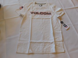 Volcom Juniors Women&#39;s Size S 4/6 Short Sleeve t shirt TEE USST NWT - £16.18 GBP