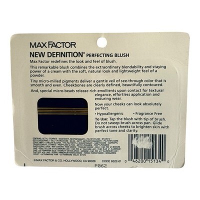 Max Factor New Definition Perfecting Blush Precise Pink Cracked Sealed Item image 3
