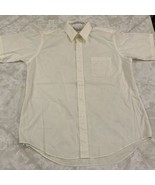 Dress Shirt Men Van Heusen Size 16.5 Half Sleeve NOS - $209.83 MXN