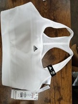 Adidas Women&#39;s Aeroreact Training Sports Bra Size MDD, White 039boxEae - £12.97 GBP