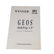 Commodore 64C GEOS DeskTop 1.5 User&#39;s Manual 1986 - $7.92