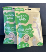 Bamboo Vegan Dental Floss Picks Eco Friendly BPA Free Eco Gang Natural (... - £7.69 GBP