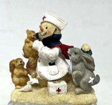 Home For ALL The Holidays Woodland Nurse Snowman Figurine 3 inches - $20.00
