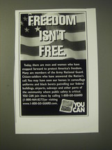 2002 U.S. Army National Guard Ad - Freedom isn&#39;t free - £14.55 GBP