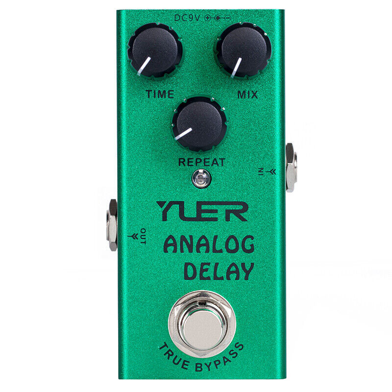 YUER Analog Delay Electric Guitar Effects Pedal True Bypass RF-10 ✅New - $26.80
