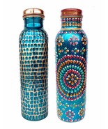 Water Container Copper Water Bottle Thermoses Drink Ware Set Ayurveda He... - $1,499.46 MXN