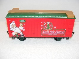 Eztec North Pole Express Christmas Railroad Company Santa Claus Box Train Car - £10.41 GBP