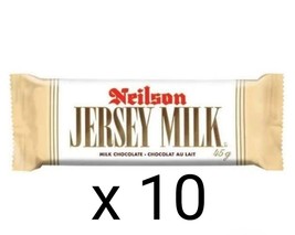 10 x JERSEY MILK Chocolate Candy Bar by Neilson Canadian 45g each- Free Shipping - £24.82 GBP