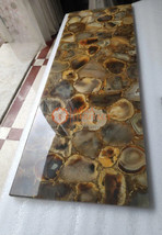 Agate Stones Coffee, Dinning Table Top Handmade Art Collectible Countertop Decor - £399.09 GBP+