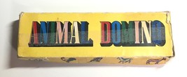 Vintage Animal Farm Wood Domino Set 1977 Chadwick-Miller - £10.09 GBP