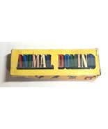 Vintage Animal Farm Wood Domino Set 1977 Chadwick-Miller - £9.94 GBP