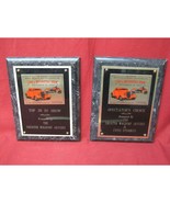 Pair of Vintage Car Show &quot;Top 25 in Show&quot; Place Award  Plaques - £23.25 GBP