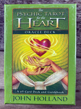 The Psychic Tarot for the Heart 65-Card Deck by John Holland New &amp; Sealed - $19.79