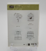 Stampin&#39; Up! Sale-A-Bration Bons moments Rubber Stamp Set 119137 - Set of 7 - £9.22 GBP
