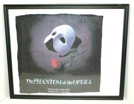 Vintage Framed The Phantom Of The Opera Pantages Theater Canada Cut Out ... - $39.60
