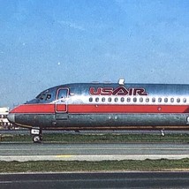 USAIR DC9-31 McDonnell Douglas Postcard Unposted Airplane Airline Airliner - £10.10 GBP