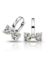 GIGAJEWE Moissanite Heart Dcolor VVS1 Total 4ct S925 Drop Earring Women ... - $124.90+