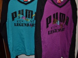 Puma Girls Longsleeve Top  Size S M L or XL NWT Purple or Blue - $16.99