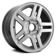 Wheel For 2000-2004 Ford Focus 15x6 Alloy Double 5 Spoke 4-108mm Painted Silver - £266.66 GBP