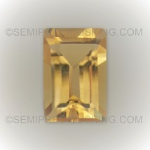 Natural Citrine Baguette Step Cut 6X4mm Dandelion Color VVS Clarity Loose Gemsto - £4.75 GBP