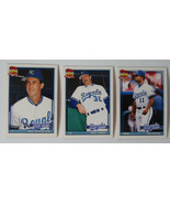 1991 Topps Traded Kansas City Royals Team Set of 3 Baseball Cards - £1.57 GBP