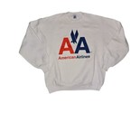 Vintage American Airlines Logo Unisex Crewneck Sweatshirt Jerzees 90s Sz... - $38.00