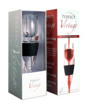 NEW Perfect Vintage Brand Red Wine Aerator with Stand in original Packaging - $13.85