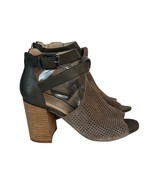 Marc Fisher Gabie Ankle Wrap Suede Leather Perforated Gladiator Sandals ... - $16.82