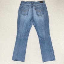 Levis 515 Bootcut Jeans Womens 8 Midrise Light Blue Stretch Denim Pants 32x30 - £14.51 GBP