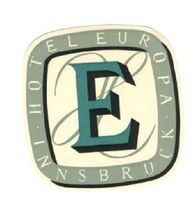 Hotel Europa Luggage Label Innsbruck Austria - $11.88