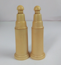 Vintage Atomic Push Top Plastic Salt &amp; Pepper Shakers USA - $9.69