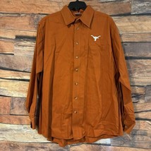 University of Texas Longhorns CO-OP Campus Wear Burnt Orange Button Up Shirt XXL - $18.49