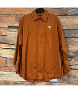 University of Texas Longhorns CO-OP Campus Wear Burnt Orange Button Up S... - $18.49